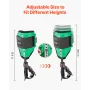 Tree Climbing Spikes Set, Height-Adjustable Tree Climbing Gear with Straps & Spike Protectors, 159 kg Load Capacity, Heavy Duty 