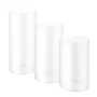 Wedding Flower Stand, 3PCS 60/75/90cm Round Cylinder Plinth, Clear Pedestal Stand with Transparent Acrylic Lid, Cylindrical Pede