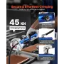 Hydraulic Hose Crimper, Hydra-Krimp AC Hose Crimper Kit with 7 Dies Snap-On, Integral Manual Hydraulic A/C Hoses Crimping Tool f