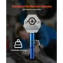 Hydraulic Hose Crimper, Hydra-Krimp AC Hose Crimper Kit with 7 Dies Snap-On, Integral Manual Hydraulic A/C Hoses Crimping Tool f