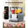 Slushie Machine, 4L/135oz x 2 Tank Slushy Machine til hjemmet
