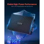 Car Audio Amplifier, 4-Channel Bridgeable Car Amplifier, Multichannel Class AB Stereo Amp, Max. 4 x 200W at 4 Ohms / 4 x 400W at