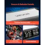 Car Audio Amplifier, 4-Channel Bridgeable Car Amplifier, Multichannel Class D Stereo Amp, Max. 4 x 500W at 4 Ohms / 4 x 1000W at