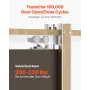 Pocket Door Frame Kit, for 1219-1829mm Wide 2032mm High Door, Pocket Door Kit with Two-Way Soft Close Mechanism, Slide Smoothly 