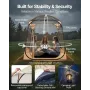 Pop up-sportstelt, 1,6x1,6 m klart bobletelt til 2-4 personer