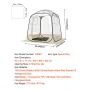 Pop up-sportstelt, 1,6x1,6 m klart bobletelt til 2-4 personer