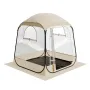 VEVOR Pop up Sports Tent, 1.6x1.6 m Clear Bubble Tent for 2-4 Persons, Waterproof Outdoor Pod with Floor Mat & Top Cover, Garden