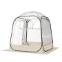 VEVOR Pop up Sports Tent, 1.6x1.6 m Clear Bubble Tent for 2-4 Persons, Waterproof Outdoor Pod with Floor Mat & Top Cover, Garden