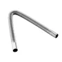 VEVOR Exhaust Hose, 600mm Diesel Heater Flexible Exhaust Pipe, Stainless Steel Exhausts Hoses with 2 Hose Clamps, Air Diesel Par