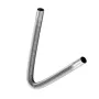 Exhaust Hose, 600mm Diesel Heater Flexible Exhaust Pipe, Stainless Steel Exhausts Hoses with 2 Hose Clamps, Air Diesel Parking H