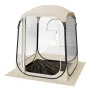 Pop up-sportstelt, 1,27x1,27 m klart bobletelt til 1 person