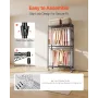 VEVOR Rolling Clothes Rack, Heavy Duty Clothing Garment Rack, 3 Adjustable Tiers Clothing Racks with Carbon Steel, 204 kg Load C