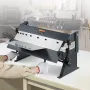 Box and Pan Brake, 24-Inch, 0-130 Degrees Sheet Metal Bending Brake, Portable Metal Bender with 20 Gauge Low Carbon Steel 14 Gau