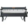Box and Pan Brake, 24-Inch, 0-130 Degrees Sheet Metal Bending Brake, Portable Metal Bender with 20 Gauge Low Carbon Steel 14 Gau