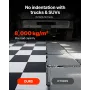 Garage Floor Tiles Interlocking, 16 Pack 513 x 513 x 5 mm Interlocking Modular Garage Flooring Tiles, Diamond Plate Slip-Resista