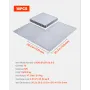 Garage Floor Tiles Interlocking, 16 Pack 513 x 513 x 5 mm Interlocking Modular Garage Flooring Tiles, Diamond Plate Slip-Resista