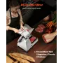 Commercial Meat Slicer, 320W Electric Deli Slicer Machine with 250 mm Sharp Blade, Meat-Slicer with 450 RPM Slicing Speed, 0-10 