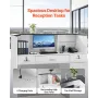 reception, 127,5 cm rektangulært frontbord, moderne