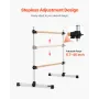 VEVOR Ballet Barre, Double Beechwood Barre Bar for Home, Freestanding Portable Ballet Stretching Dance Bars, Height Adjustable A