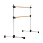 VEVOR Ballet Barre, Dobbelt bøgetræ Barre Barre til hjemmet, Fritstående Portable Ballet Stretching Dance Barre, Højdejusterbar