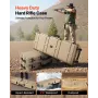 VEVOR Hard Rifle Case, Lockable Rifle Case with Pre-cut Foams, 1320 mm Gun Storage with Wheels, Heavy Duty IP67 Waterproof & Dus