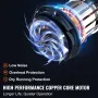 RV Portable Macerator Pump, 12V, 12GMP Quick Release RV Waste Pump, RV Sewage Sewer Pump with Detachable Quick Connection Valve 