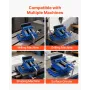 Cross Slide Drill Press Vise, 6 Inch Jaw Width, 2 Way X-Y Axis Bench Vise, 5.7 Inch Max Jaw Opening, Heavy Duty Cast Iron, Workb