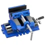 VEVOR Cross Slide Drill Press Vise, 6 Inch Jaw Width, 2 Way X-Y Axis Bench Vise, 5.7 Inch Max Jaw Opening, Heavy Duty Cast Iron,