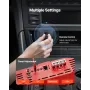 Monoblock Car Amplifier, 1500W RMS MAX, 1/2/4 Ohm Stable, 1-Channel Class D Car Audio Amplifier with Remote Subwoofer Level Cont