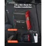 Monoblock Car Amplifier, 1500W RMS MAX, 1/2/4 Ohm Stable, 1-Channel Class D Car Audio Amplifier with Remote Subwoofer Level Cont