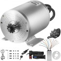 Electric Brushless DC Motor 72V 3000W Brushless Electric Motor 4900RPM Brushless Motor Kit w/ Controller and Throttle Grip for