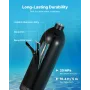 VEVOR Mini Scuba Tank, 1L Portable Diving Tank for Underwater Breathing, Reusable Lung Diving Cylinder up to 20 Minutes Dive Tim