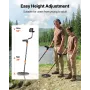 Metal Detector for Adults, 304.8 mm, Professional High Accuracy Gold Detector, IP68 Waterproof Search Coil with Display, Headpho