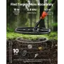 Metal Detector for Adults, 254 mm, Professional High Accuracy Gold Detector, IP68 Waterproof Search Coil with Display, Headphone