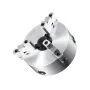 3-Jaw Lathe Chuck, 8'', Self-Centering Lathe Chuck, 0.16-8 in/4-200 mm Clamping Range with T-key Fixing Screws Hexagon Wrench, f