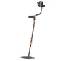 Metal Detector for Adults, 254 mm, Professional High Accuracy Gold Detector, IP68 Waterproof Search Coil with Display, Headphone
