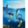 Mini Scuba Tank med undermaske, 0,5L bærbar dykkertank til