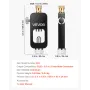 Portable Scuba Tank Refill Adapter, 8 mm Male Connector, Aluminum Diving Oxygen Tank Refill Adapter for Oxygen Cylinder Diving E