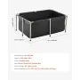 Canvas Fish Pond, 126,8 Gal Above Ground Fish Dam, Foldbar PVC