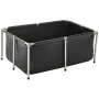 Canvas Fish Pond, 126,8 Gal Above Ground Fish Dam, Foldbar PVC