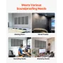 VEVOR 4 PCS Acoustic Panels, 2 inch Thick 23.6 x 11.8 inch Fiberglass Sound Absorbing Panels, Self-adhesive Soundproof Wall Boar