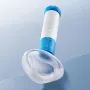Choking Rescue Device, Portable Airway Clear Anti Choking Suction Device with 4 Multi-size Masks and 1 Storage Bag, First Aid Ki