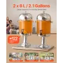 drikkevareautomat, 8L x 2 drikkevareautomat til fester