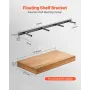 Floating Shelf Bracket 1 Pack, 230 lbs/104 kg Weight Capacity, 43x6.2x1.5 inch / 1092.2x157.4x38.1 mm, Heavy Duty Hidden Shelf B
