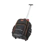 VEVOR Rolling Tool Backpack, 110 lbs Load Capacity, 45 Pockets Heavy Duty Roller Tool Bag on Wheels, Adjustable Telescoping Hand