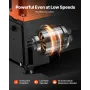 Woodworking Lathe, 750W / 1 HP, Benchtop Wood Lathe Machine with 0 to 3800 RPM Variable Speed, 304 x 465 mm Workbench, Brushless