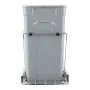 Pullout Trash Can for Kitchen Cabinets, Garbage Waste Recycling Bin, Under Mount Waste Container, with Heavy Duty Metal Full Ext