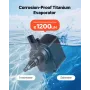 Aquarium Chiller 200L, 0.1 HP Water Chiller for Hydroponics, Fast Cooling for Fish Tank,Axolotl,Coral Reef,Quiet Refrigeration C