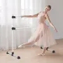 Ballet Barre, Aluminum Double Barre Bar for Home, Freestanding Portable Ballet Stretching Dance Bars, Height Adjustable Anti-Wob