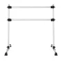 Ballet Barre, Aluminum Double Barre Bar for Home, Freestanding Portable Ballet Stretching Dance Bars, Height Adjustable Anti-Wob